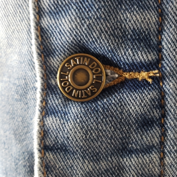 Satin Doll Denim Jacket - Picture 3 of 10